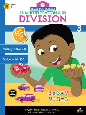 cover image of Skills for School Multiplication & Division, Grade 3